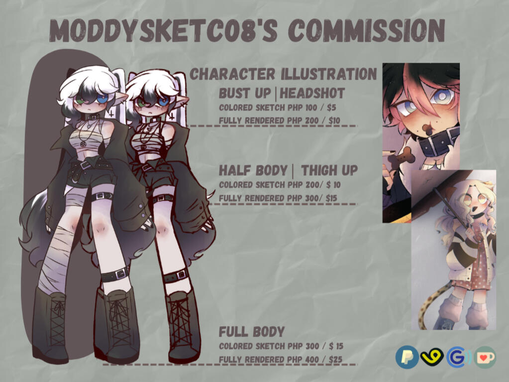 Commission Sheet Commission Sheet